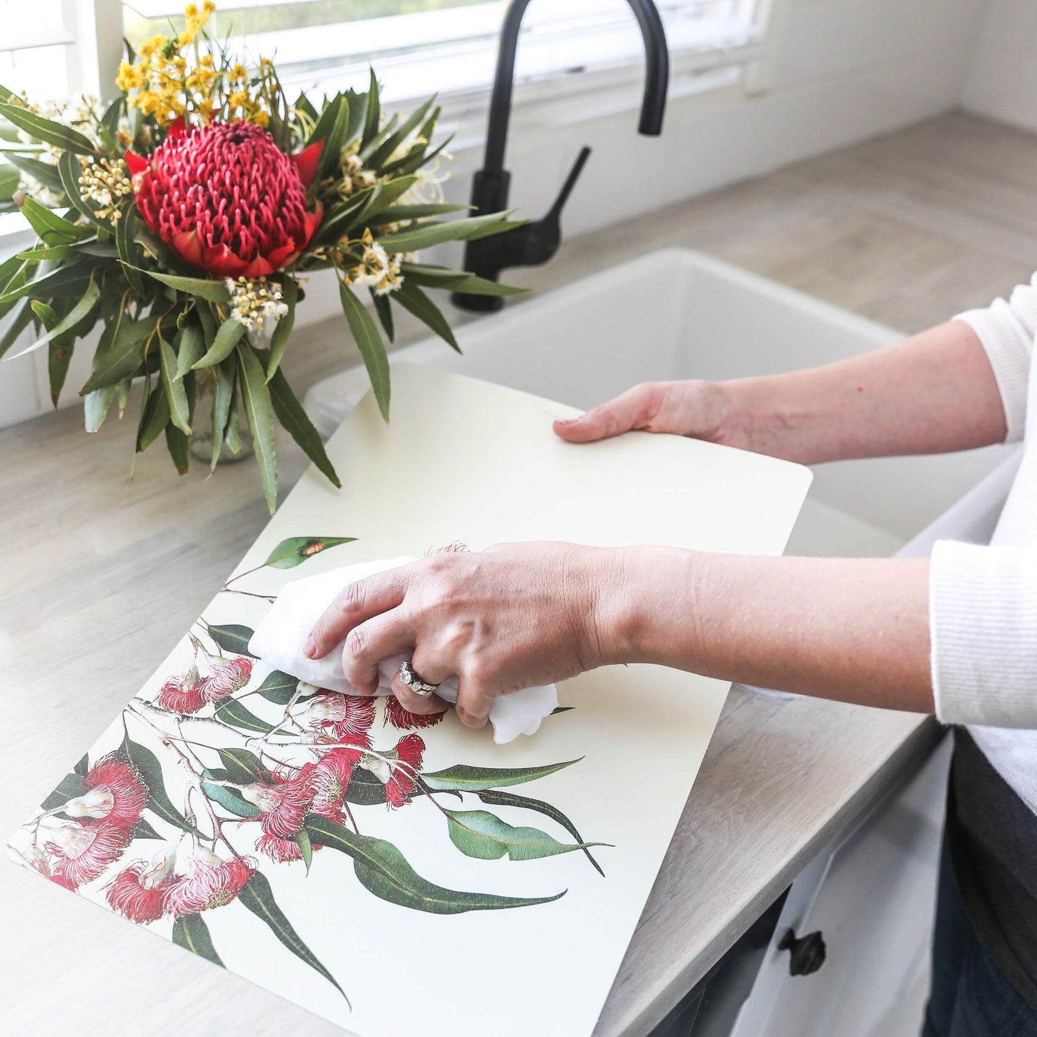 Australian Made Wildflower Dining Placemats Souvenirs Gifts Bell Art