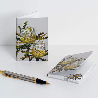 White Collection Notepad - Showy Banksia
