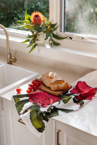 Waratah Tea Towel