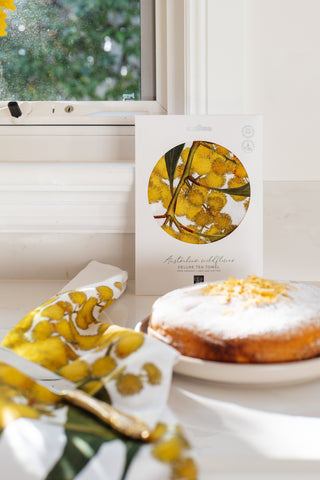 Golden Wattle Tea Towel