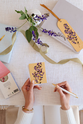 Blossoms Bookmark - Hovea