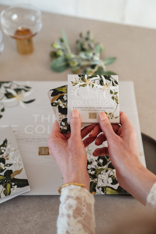 White Collection Drink Coasters