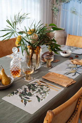 White Collection Dining Placemats