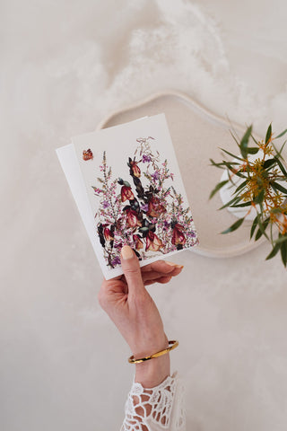 Woodlands Greeting Card - Qualup Bell & Lily