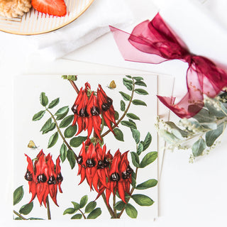 Floral Emblems Art Card - Sturt Pea (SA)