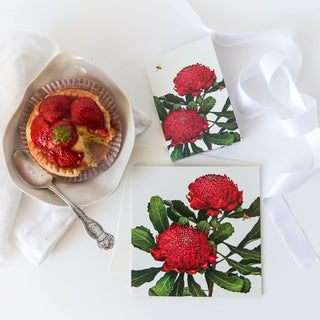 Floral Emblems Art Card - Waratah (NSW)