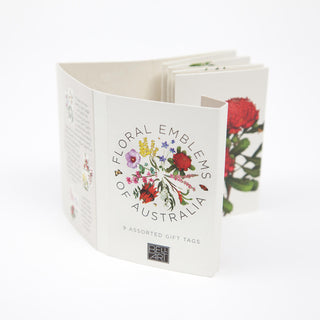 Floral Emblems Gift-Tag Wallet