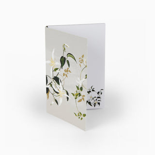 White Collection Notepad - Clematis