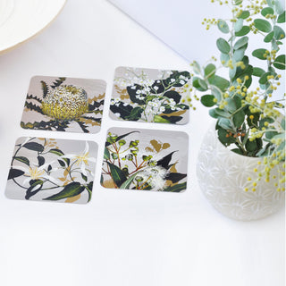White Collection Drink Coasters