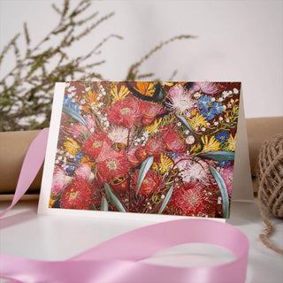 Wildflowers Greeting Card - Pinks