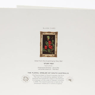 Floral Emblems Art Card - Sturt Pea (SA)
